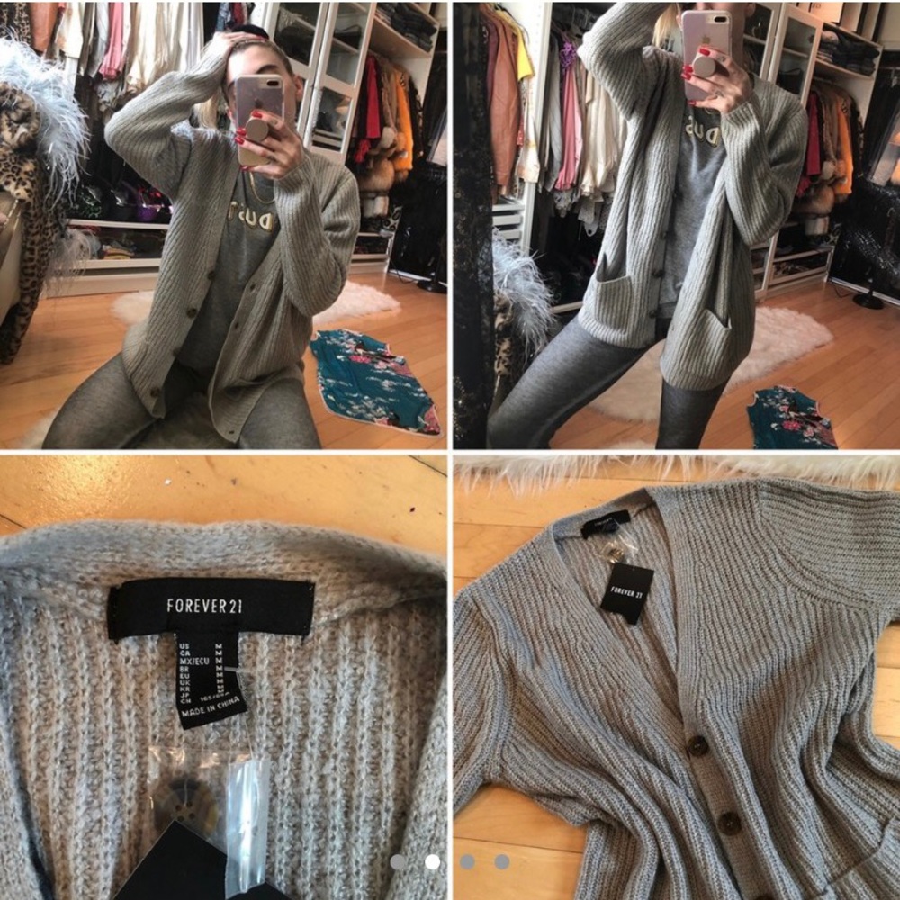 Grandpa Grey Sweater